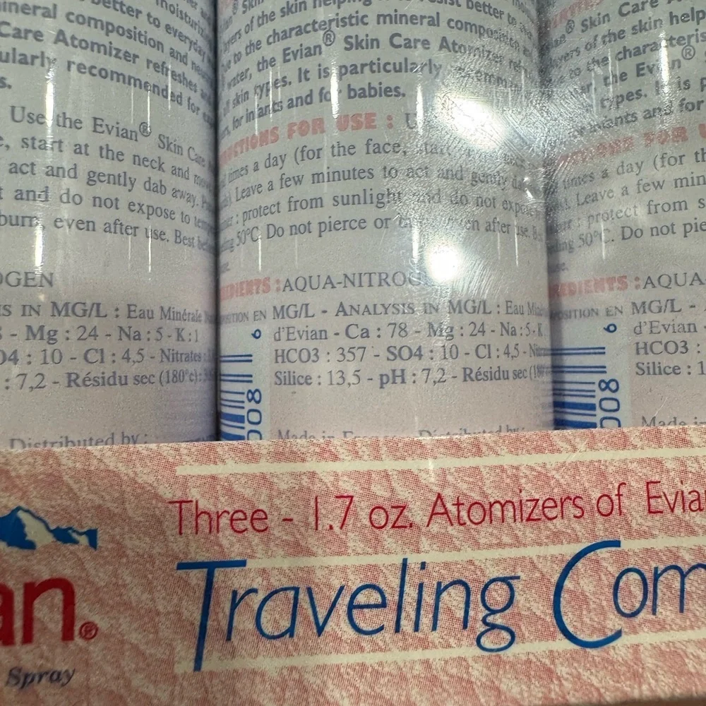Vintage Evian Facial Spray Trio